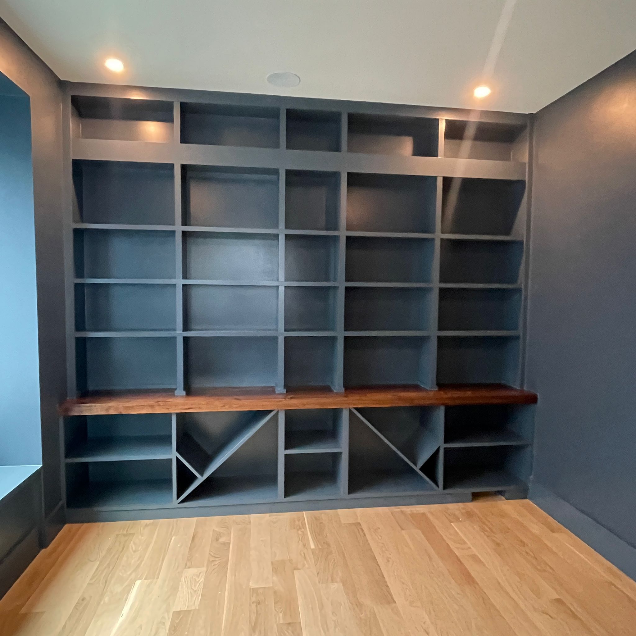 Interior room painting with modern finish